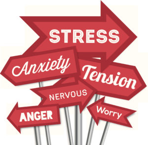 Stress, anxiety, tension, worry